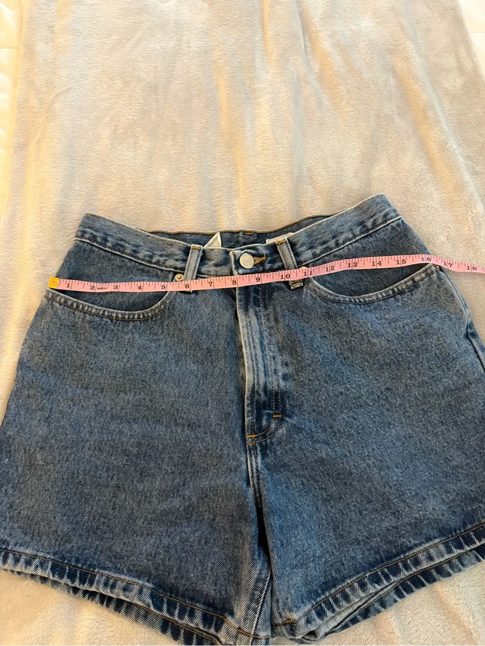 J. Crew Women’s Classic High-Rise Blue Denim Shorts